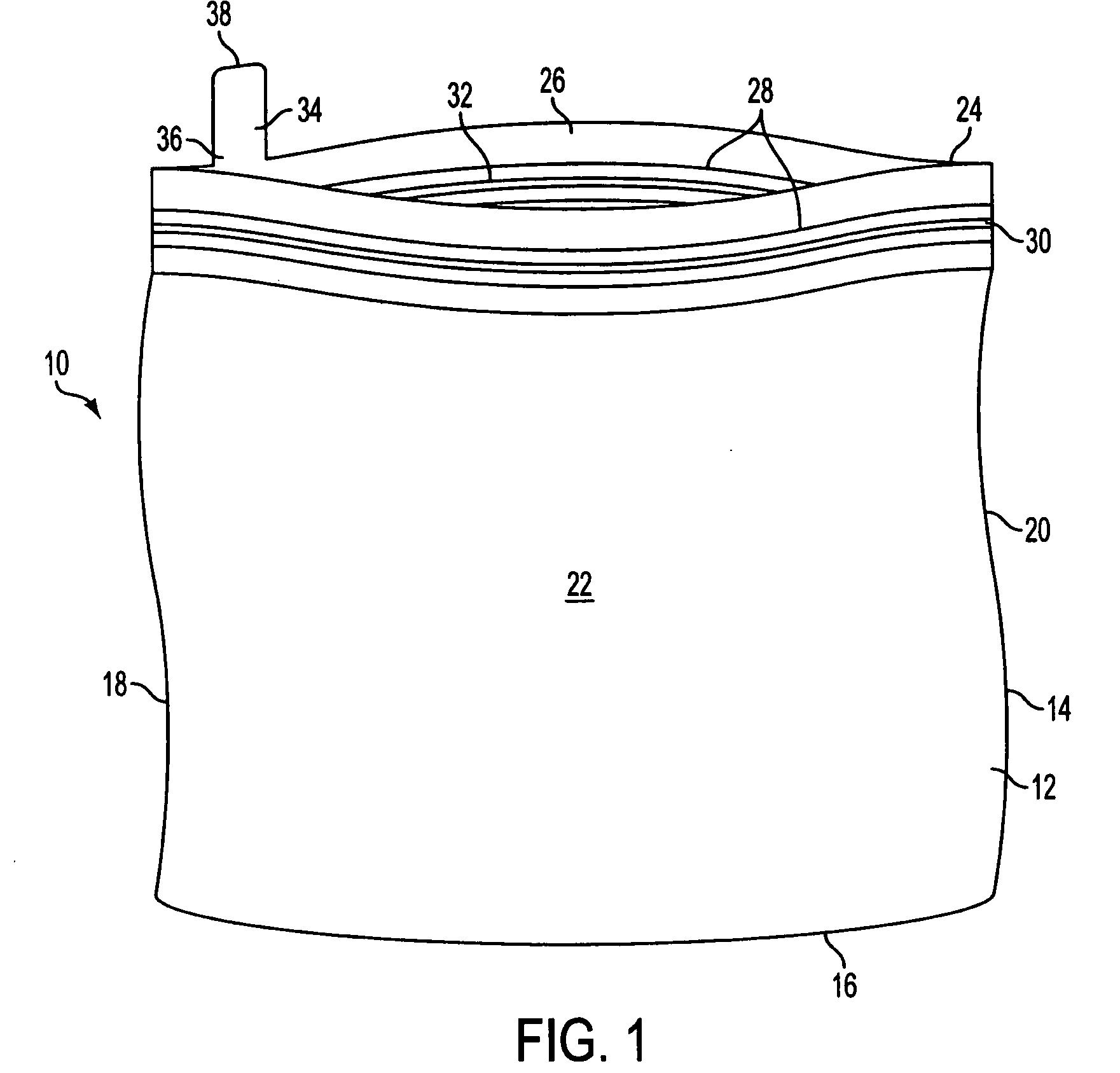 Sealable bag with excess air evacuation blocking structure