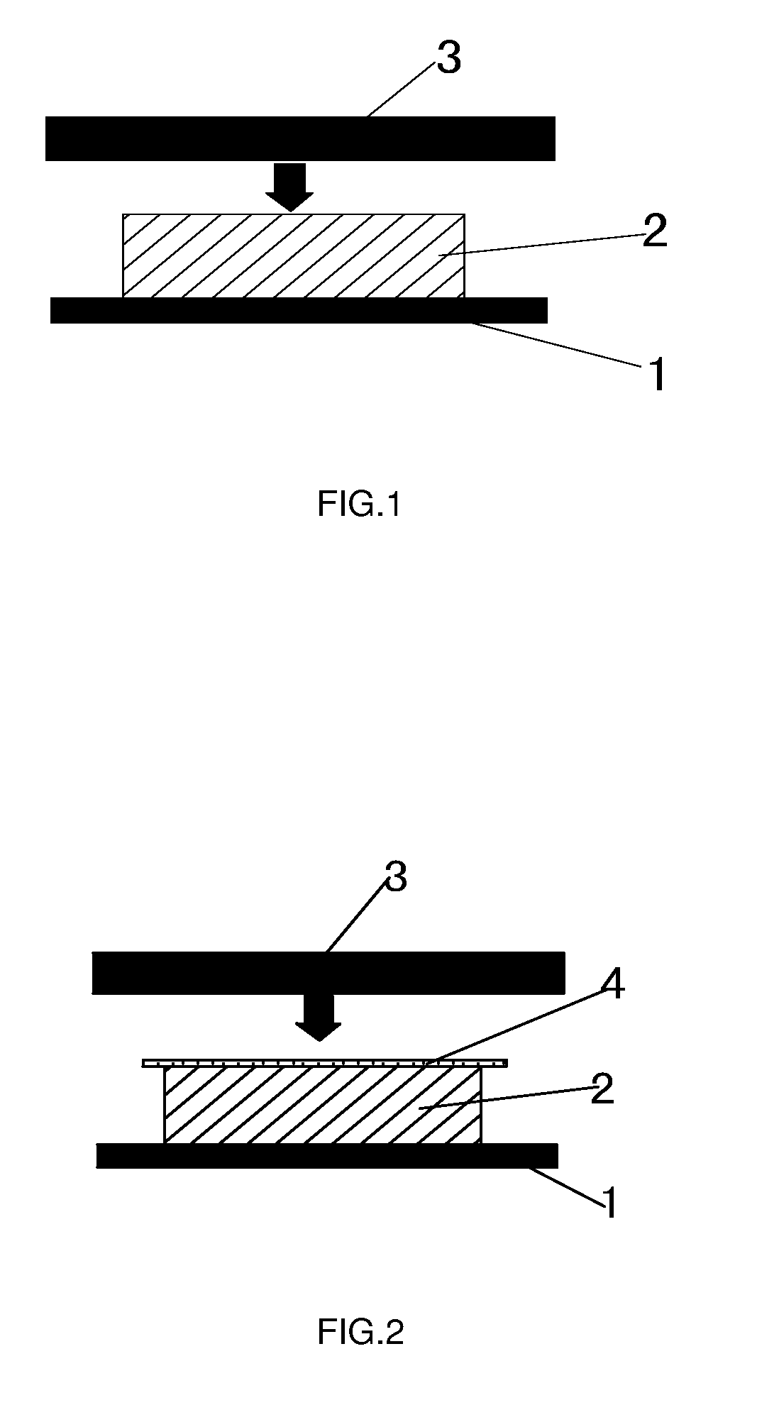 Method for processing stamp material