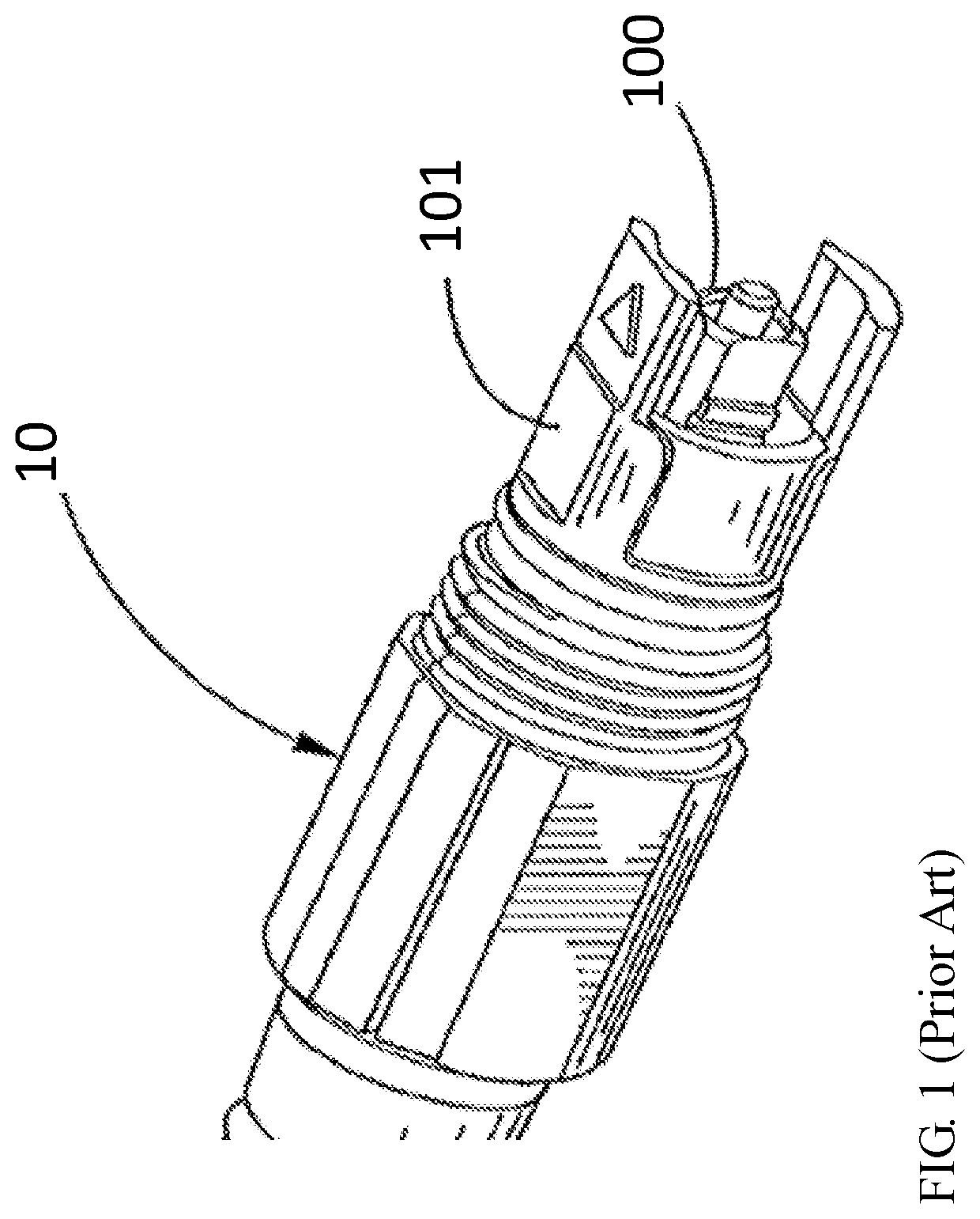 Optical connector and optical connector module thereof