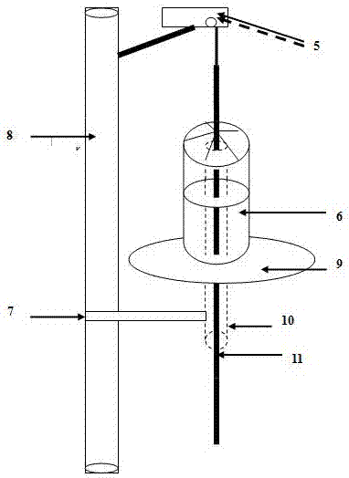 High-voltage electric appliance fiber gating temperature measuring system