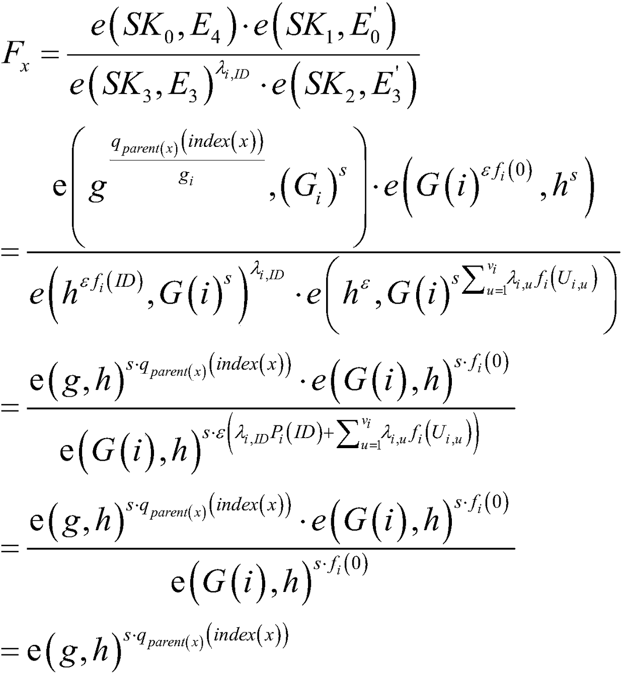 Proxy revocation-based key strategy attribute base encryption method