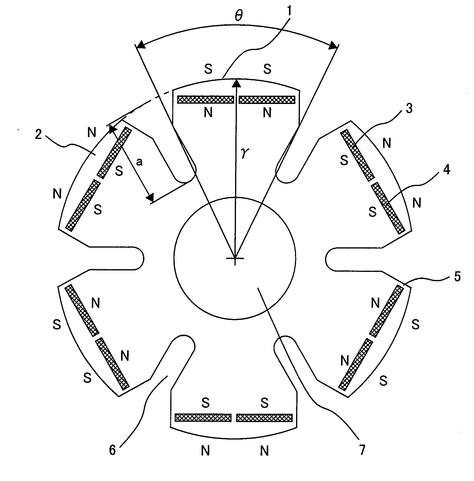 Permanent magnet electrical rotating machine, wind power generating system, and a method of magnetizing a permanent magnet