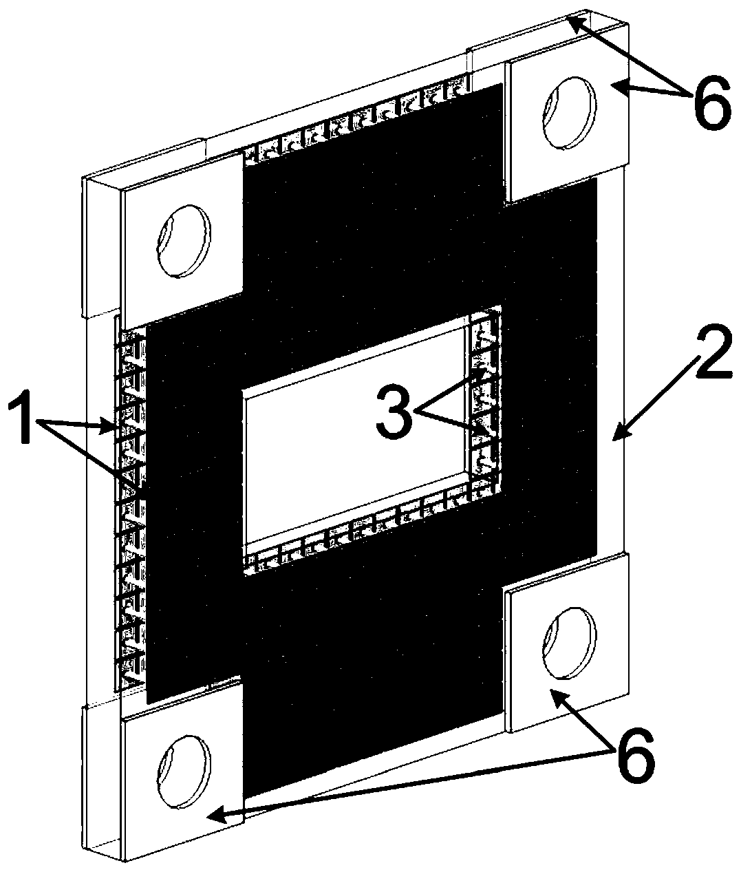 Substrate integrated type low passive inter-modulated waveguide flange gasket