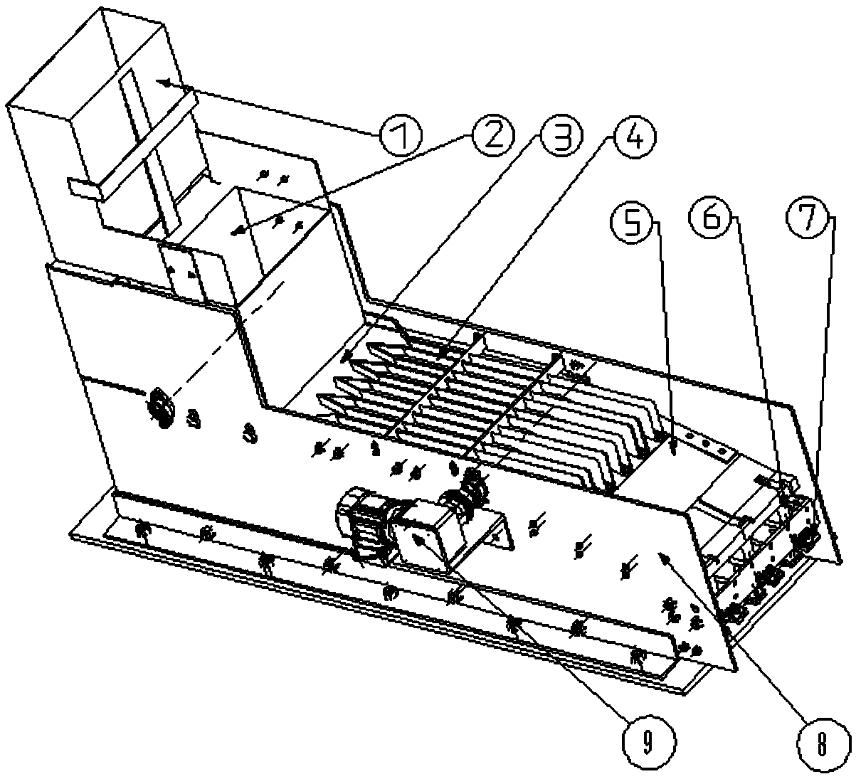 Intelligent coin sorting, counting and variable packaging integrated device