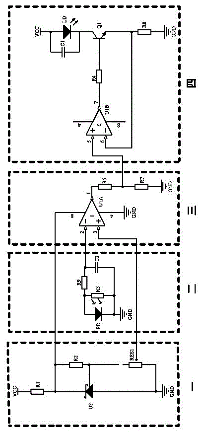 Laser device wide-temperature circuit