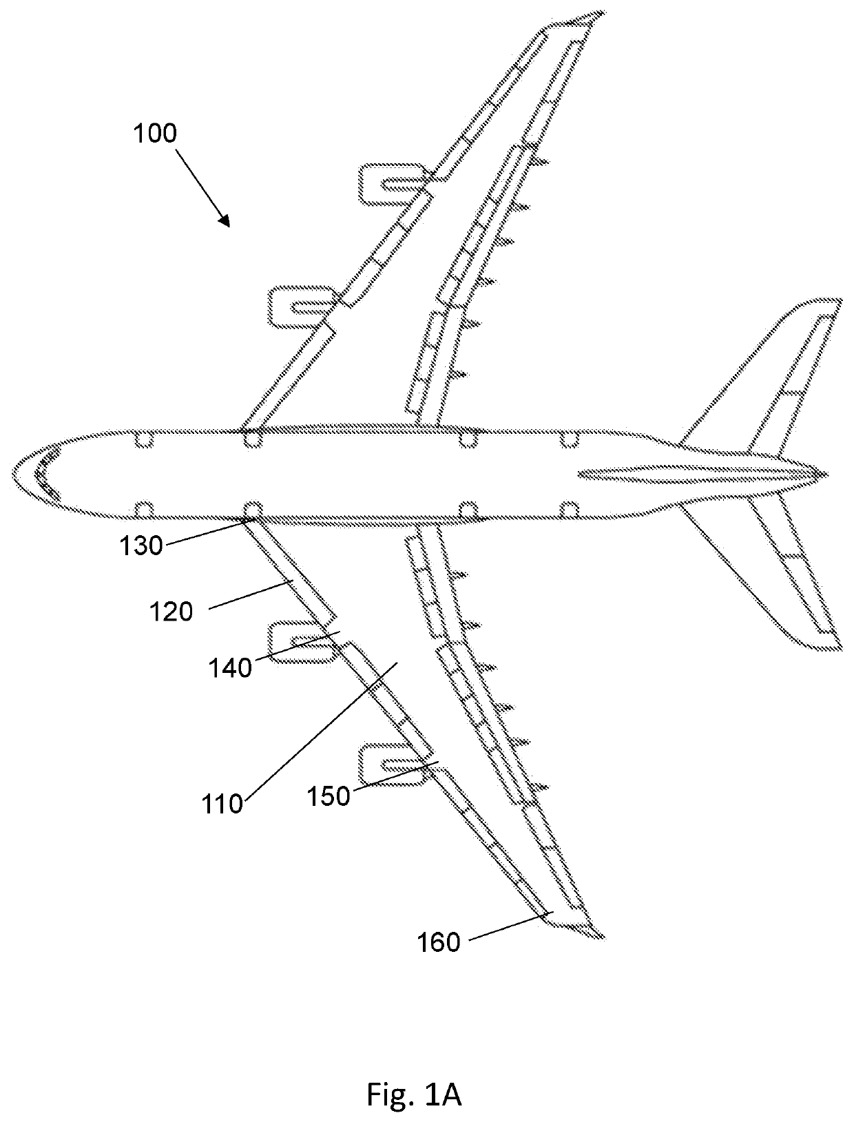 Aerodynamic structure for aircraft wing