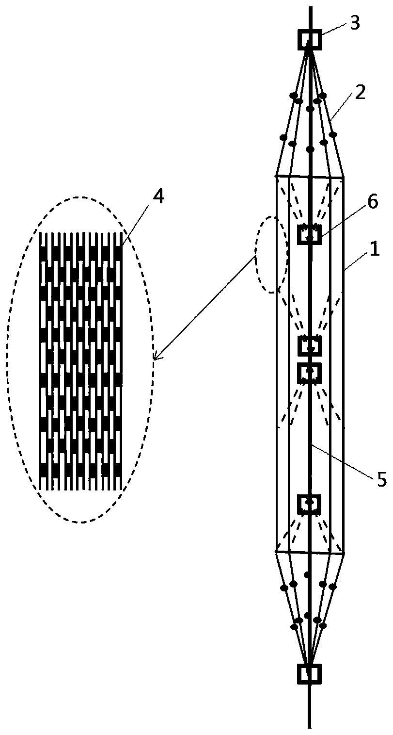 Large-size no-lining composite material storage tank mold and using method and application