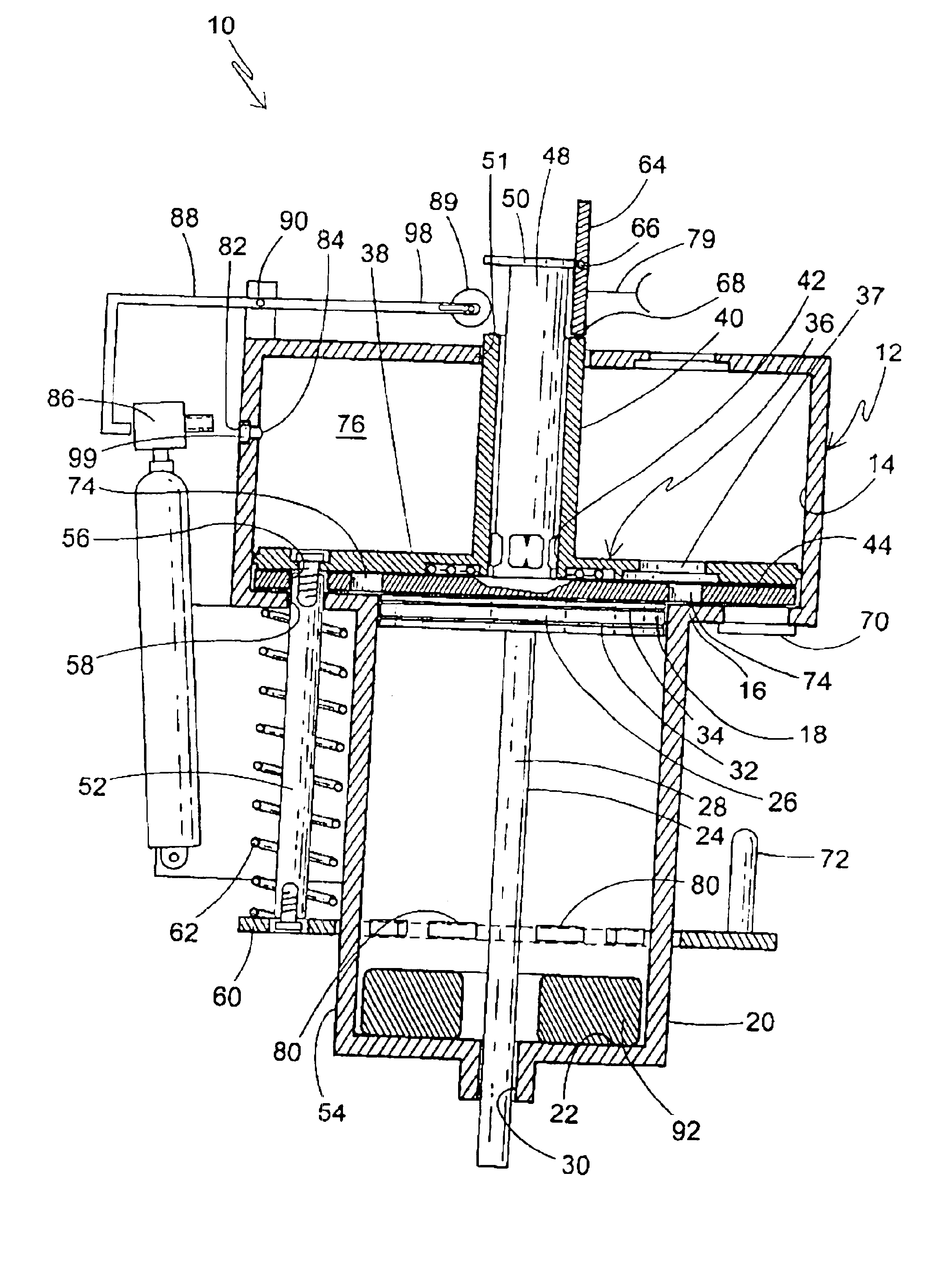 Latching mechanism for combustion chamber plate of a fastener driving tool