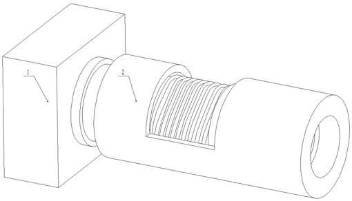 Wire drawing die box