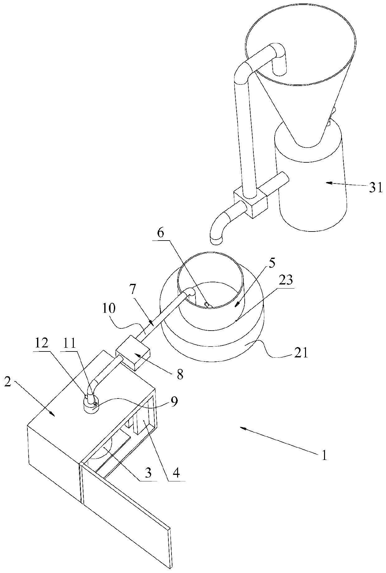 Hydration synthesis method of iodine-containing silver-coated silica gel glass solidifying body