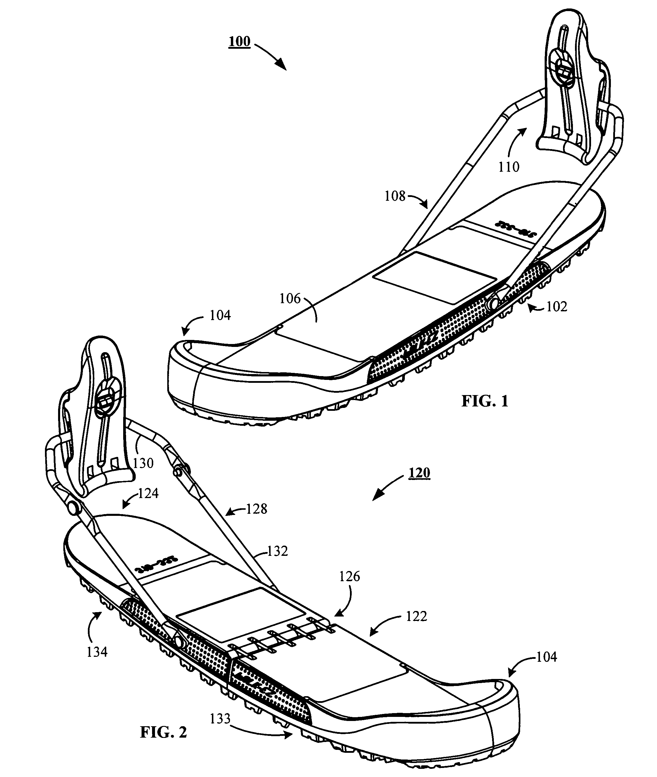 Detachable sole for an ankle and foot covering