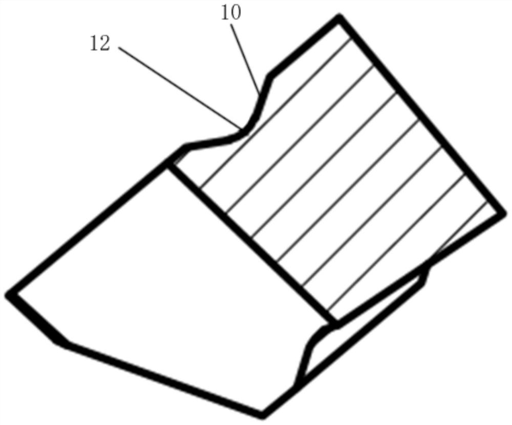 Indexable non-standard double-edge cutting and grooving blade for numerical control