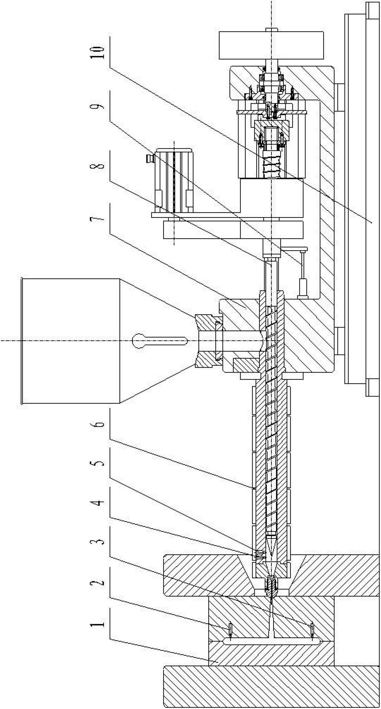 Fully-electric ultra-high speed injection molding PVT (Pressure Volume Temperature) online measurement and control method