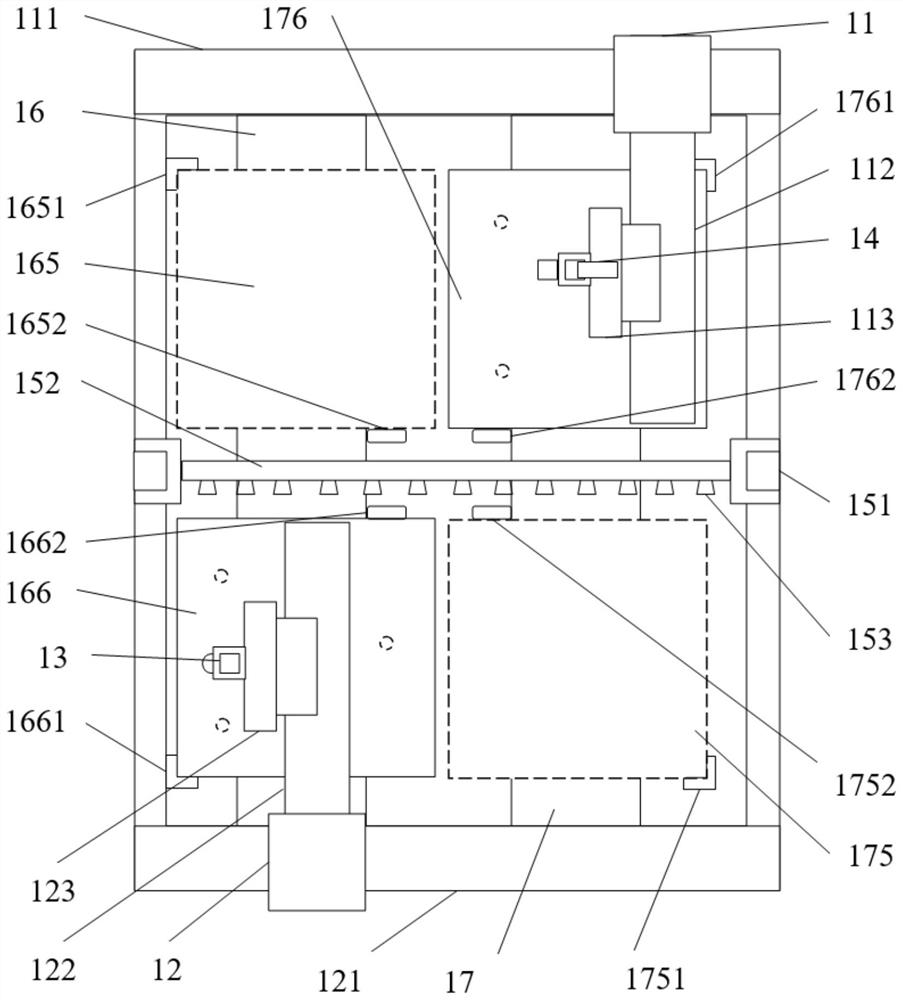 Additive-subtractive four-station near-net forming equipment and forming method