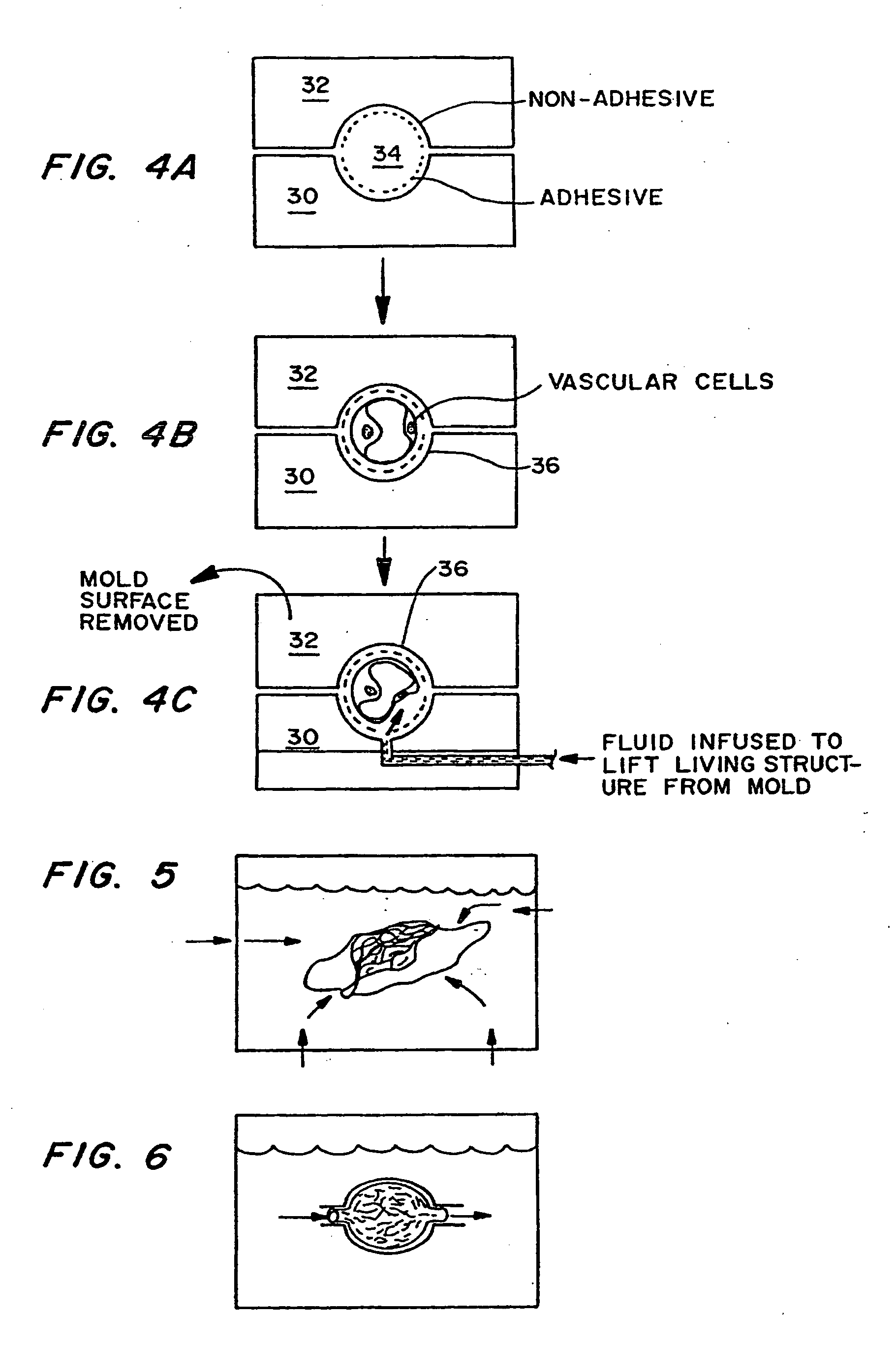 Fabrication of vascularized tissue using microfabricated two-dimensional molds