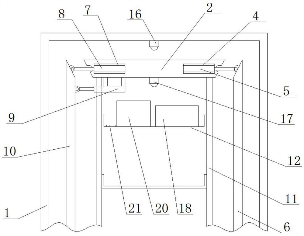 A machine room integrated cabinet that is easy to assemble and disassemble