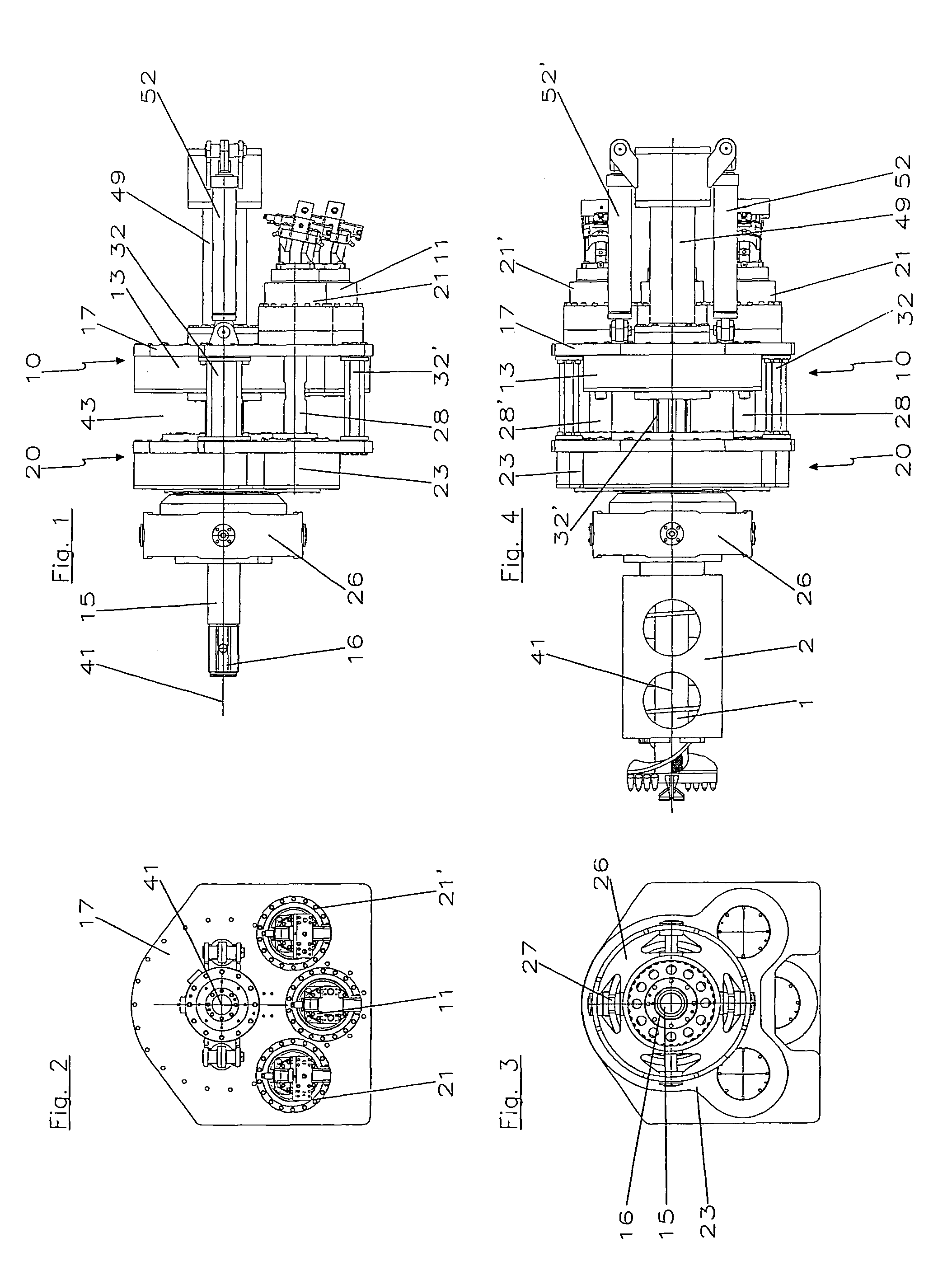 Rotary drive assembly for a drill rod