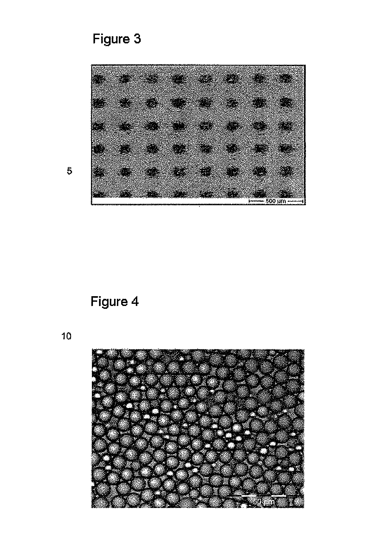 Process of making a three-dimensional structure on a support structure
