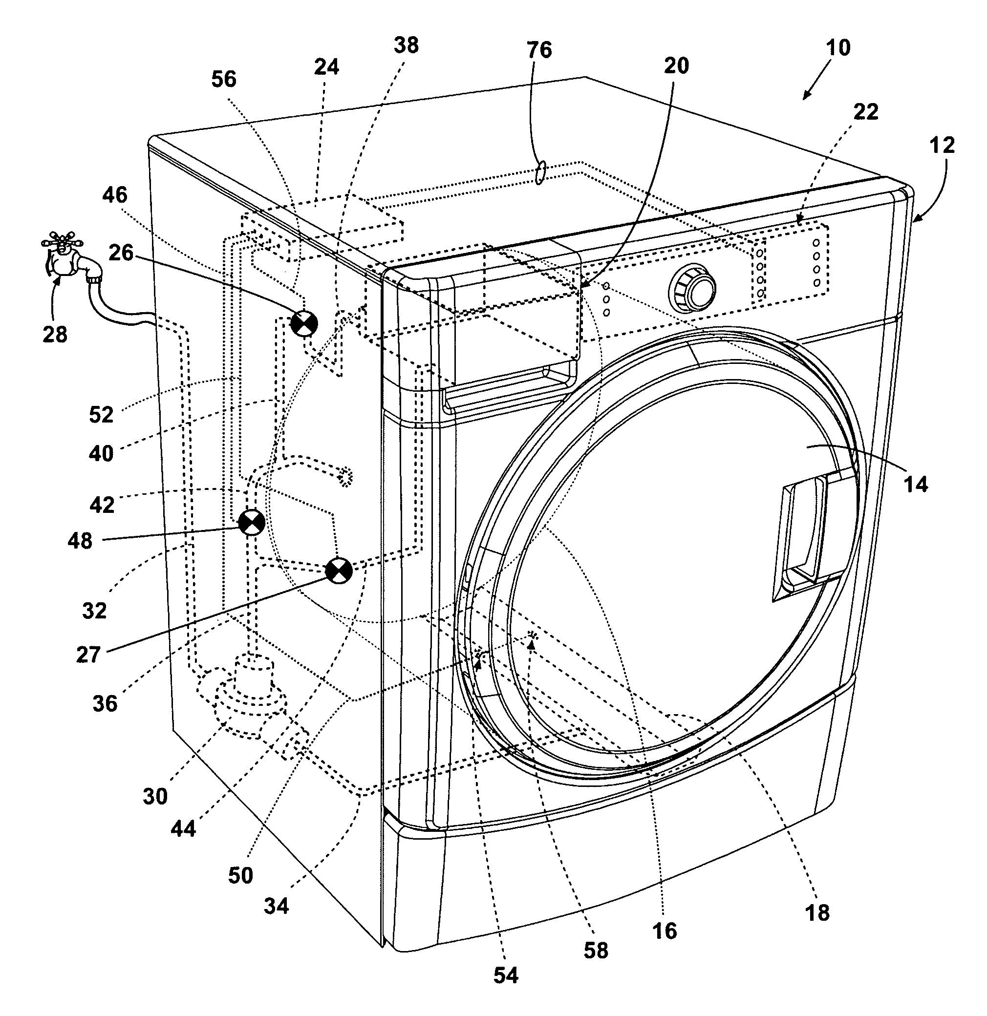 Apparatus and method for controlling concentration of wash aid in wash liquid