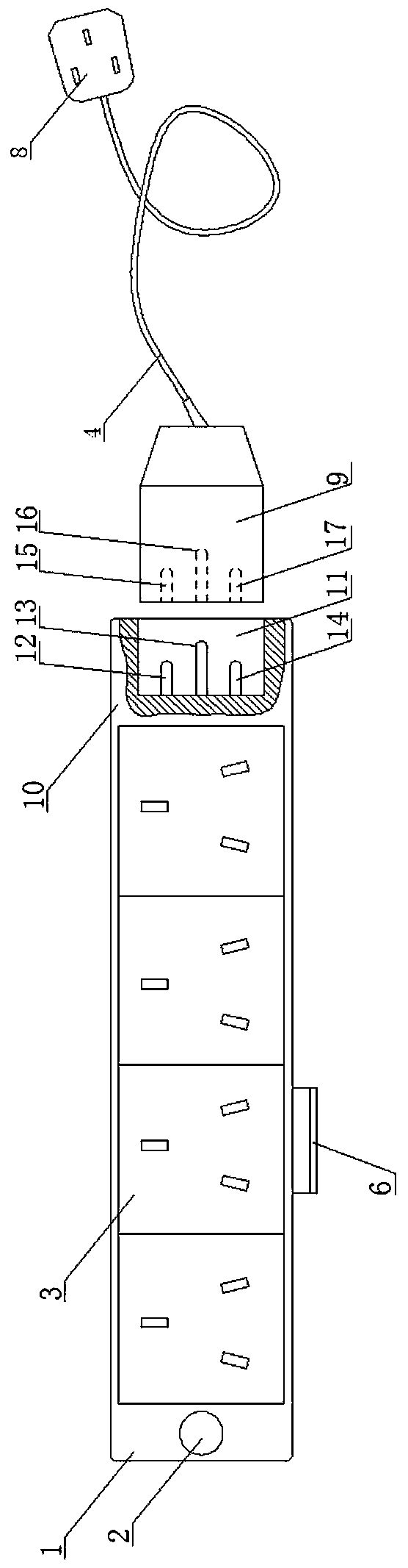 A phase-changing power socket