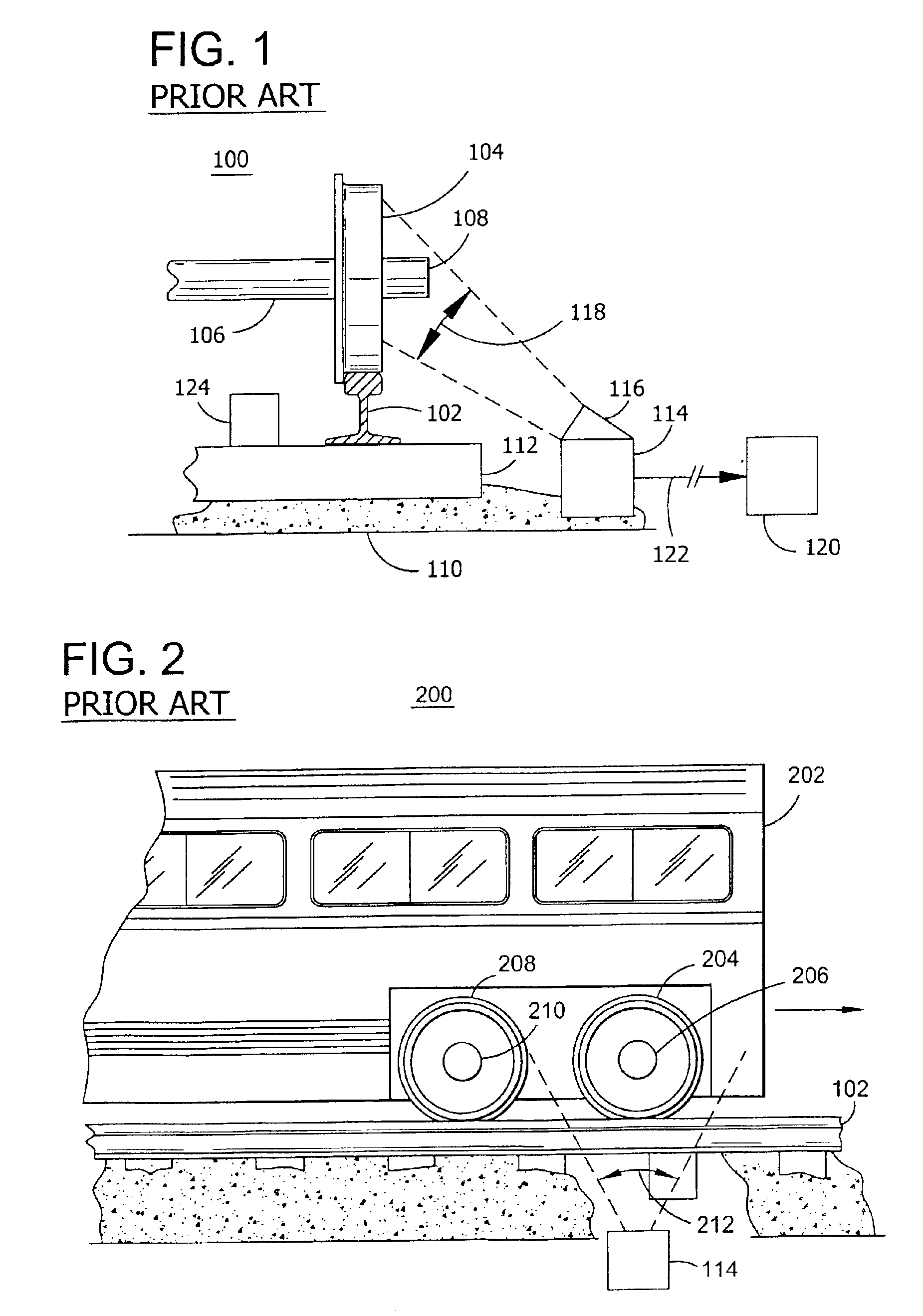 Apparatus and method for detection of railroad wheel and bearing temperature