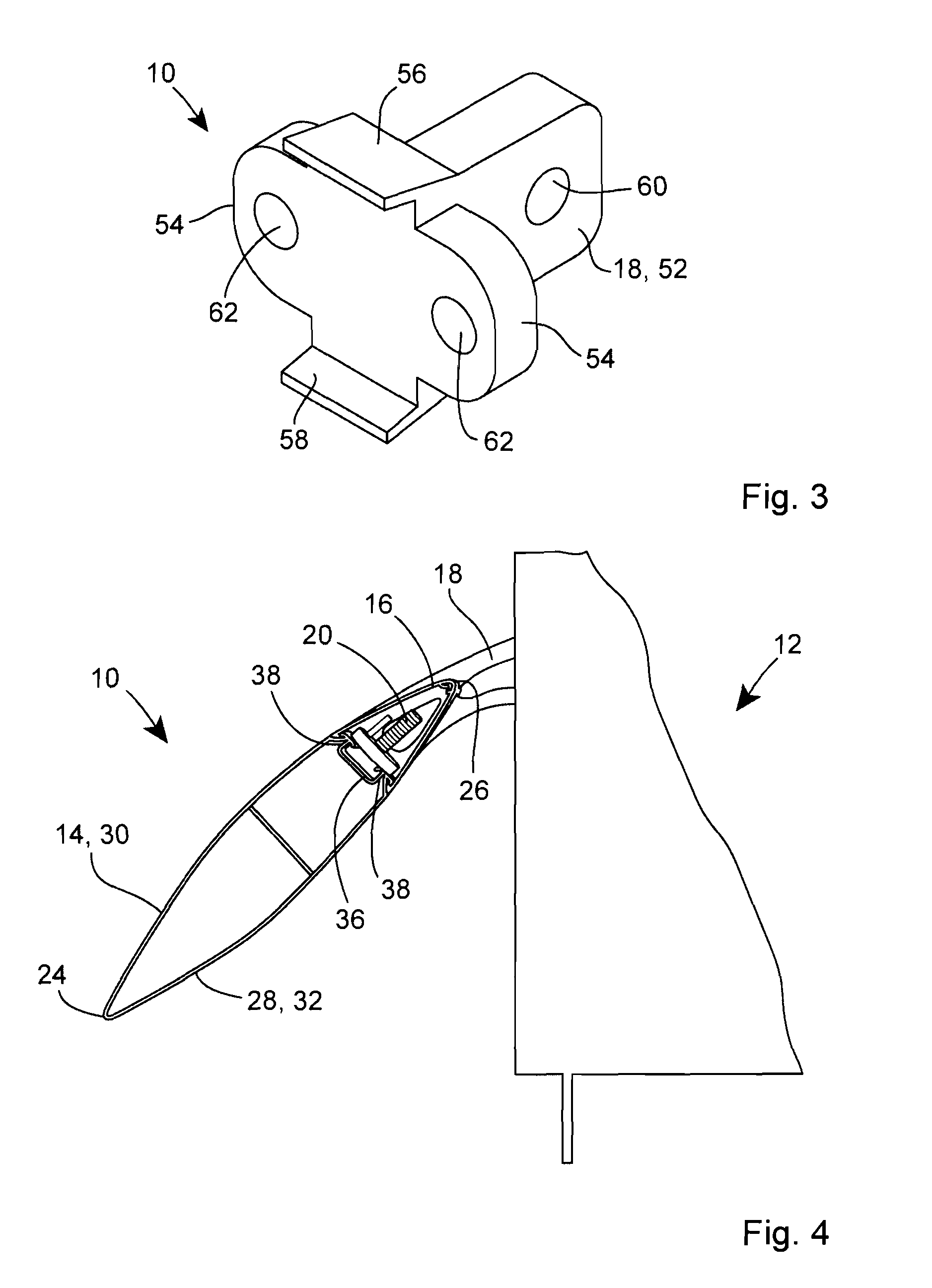 Solar-shading assembly with hidden fastening device