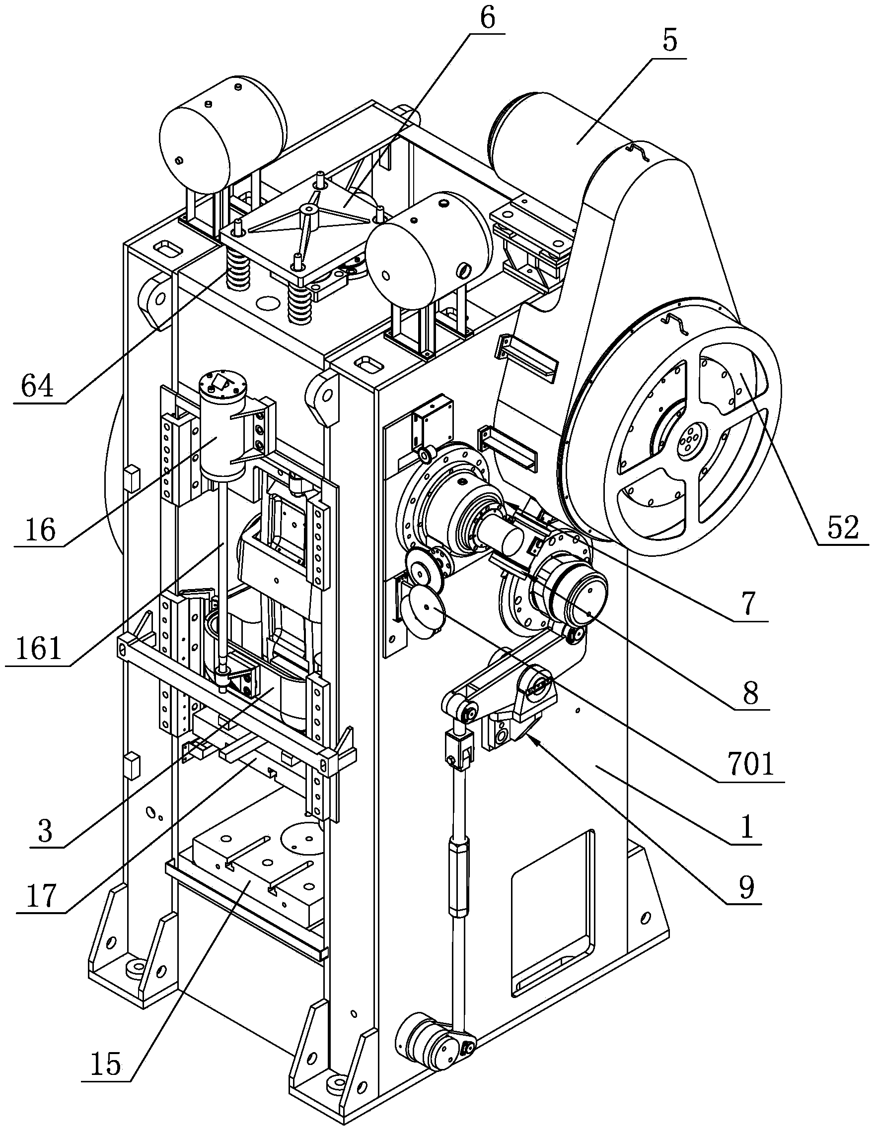 Connecting rod punch press