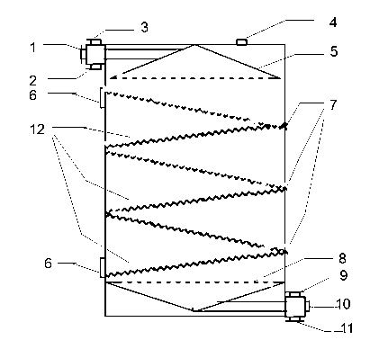 Tower-type adsorption reactor and system and method thereof for removing heavy metal ions in water
