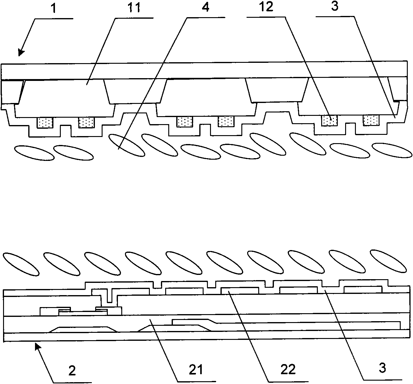 Liquid crystal display device with transverse electric field mode