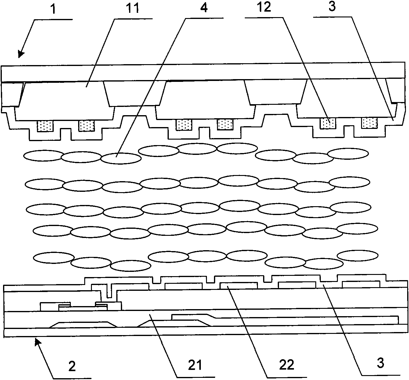 Liquid crystal display device with transverse electric field mode