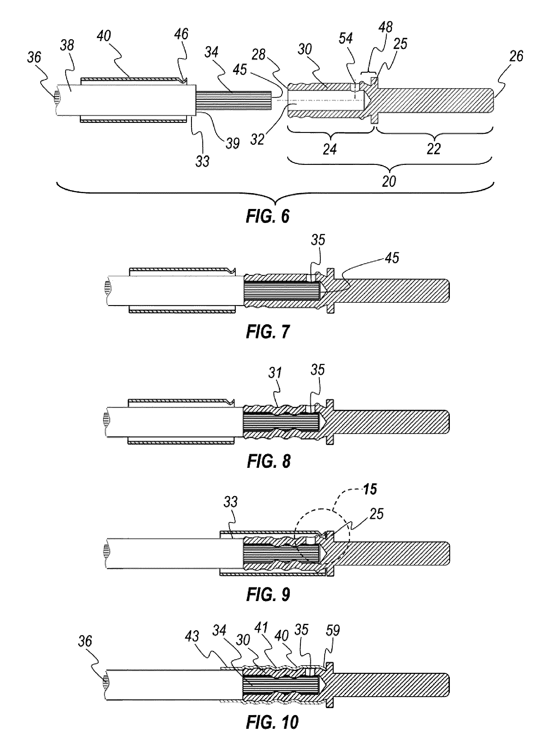 Electrical contact assembly including a sleeve member