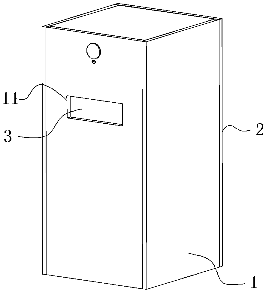 Trash can with automatic opening and closing function