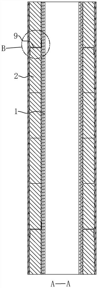 Steel tube bundle wrapped aerated plate structure and construction method thereof