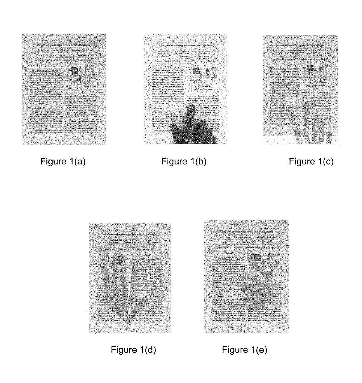 Systems and methods for capturing and rendering hand skeletons over documents images for telepresence