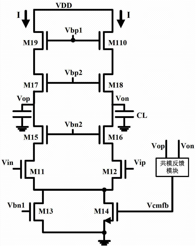 Fully-differential operation transconductance amplifier
