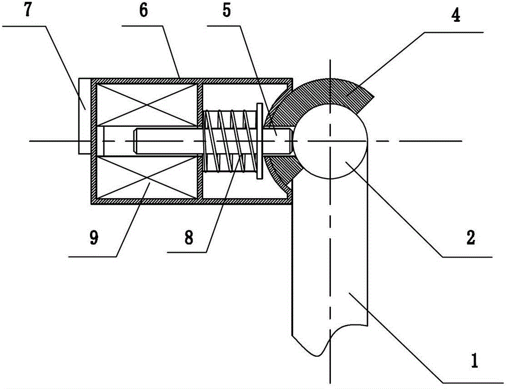 A new type of parking automatic locking anti-theft device