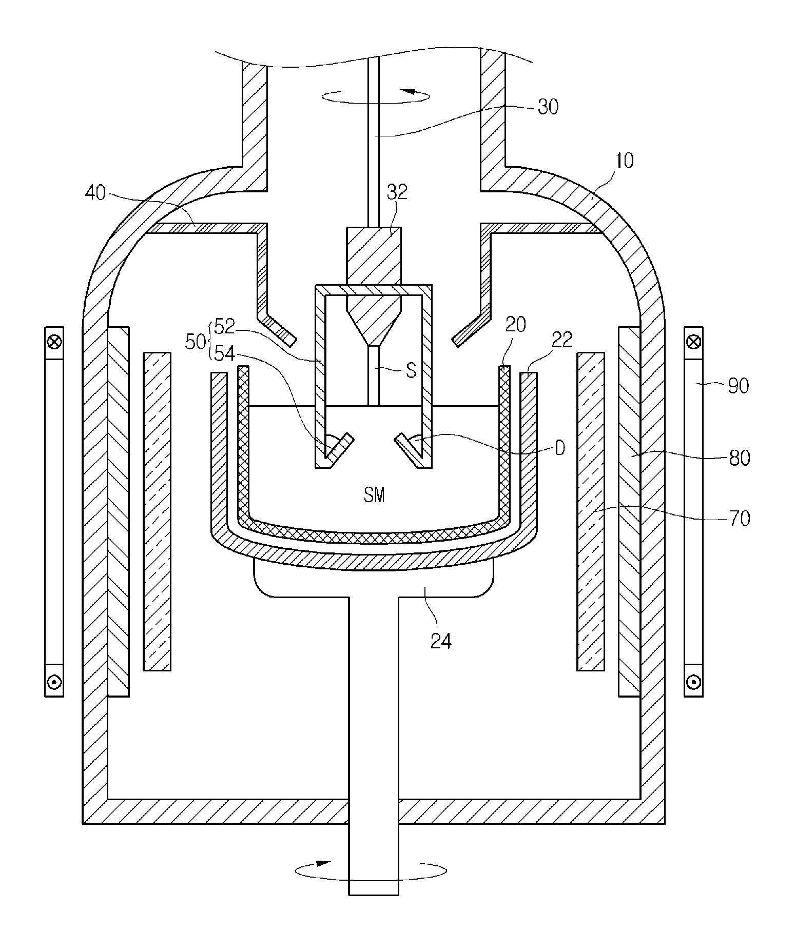 Ingot growing apparatus and method of manufacturing ingot