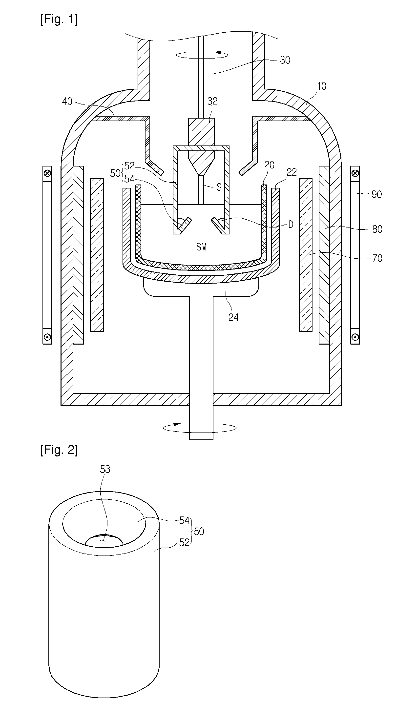 Ingot growing apparatus and method of manufacturing ingot