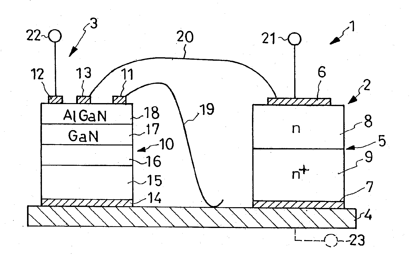 Diode-Like Composite Semiconductor Device