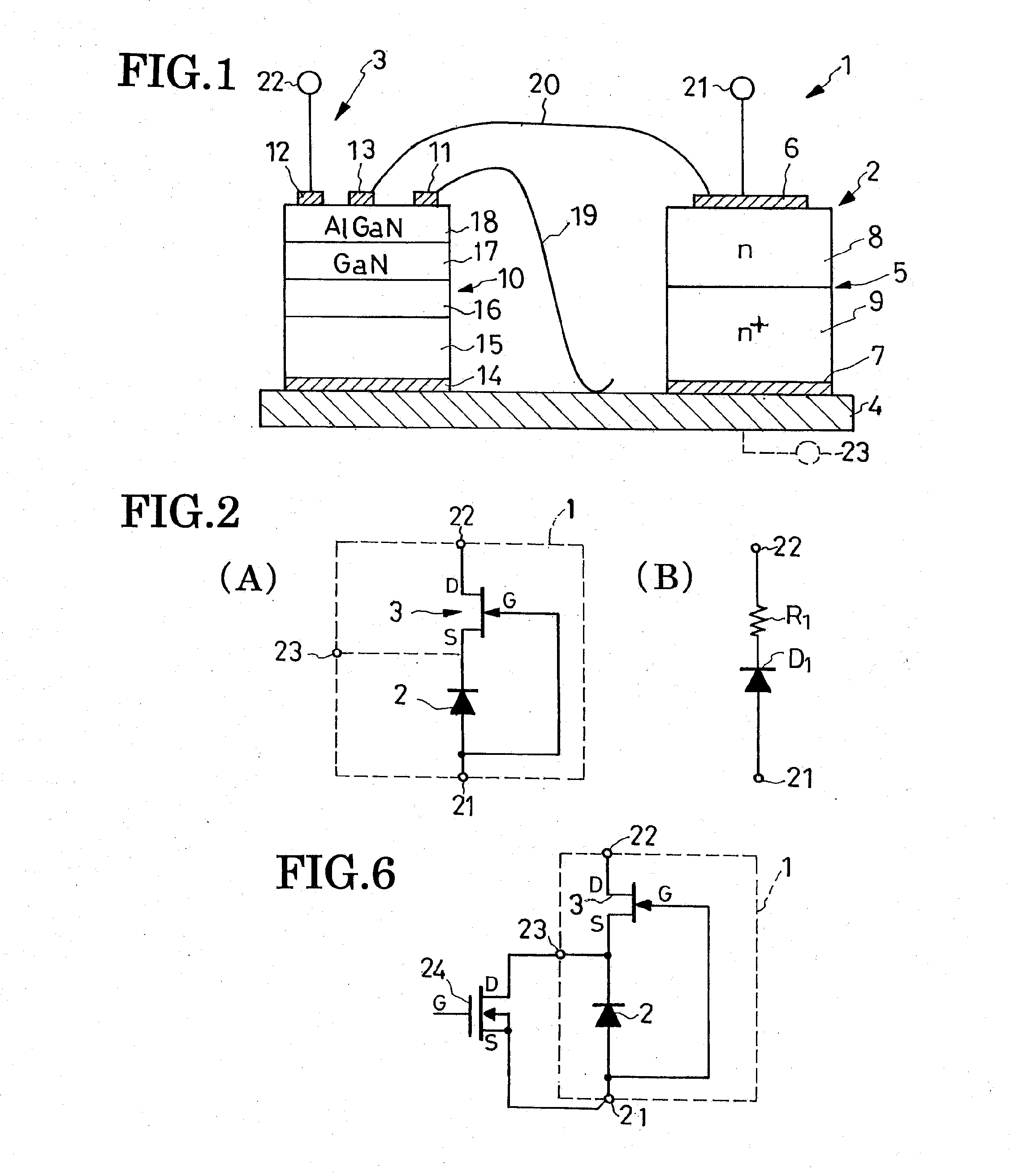 Diode-Like Composite Semiconductor Device