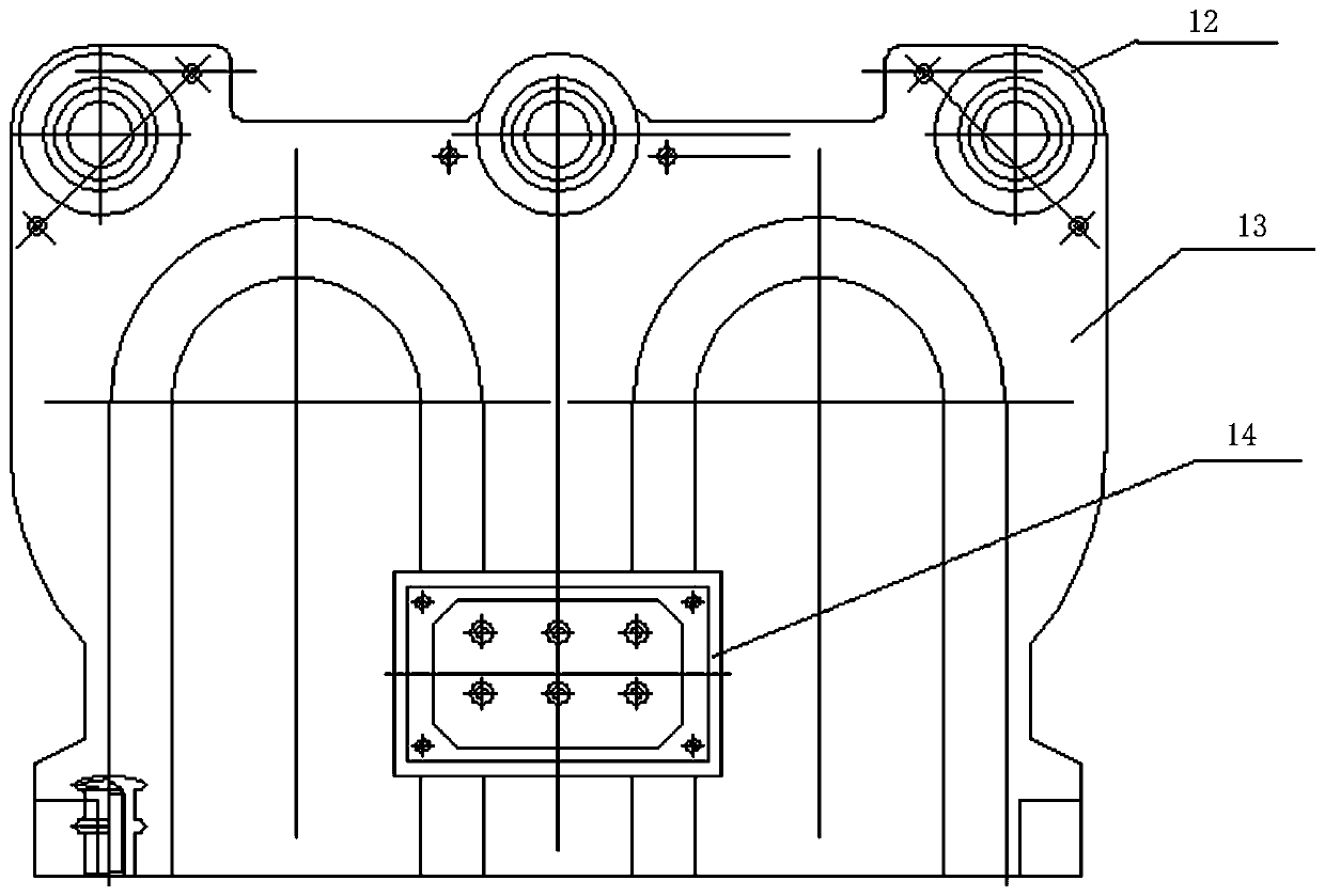 Three-phase voltage transformer used for 20-kV ring main unit