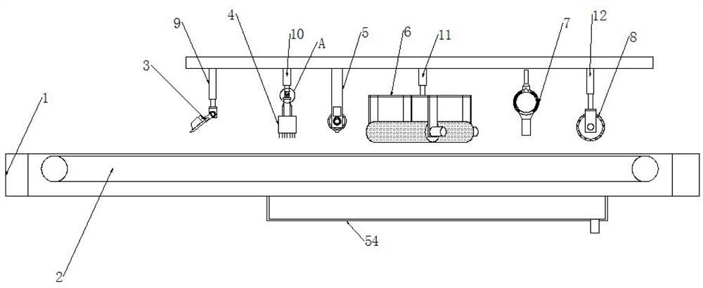 Photovoltaic panel cleaning tool assembly