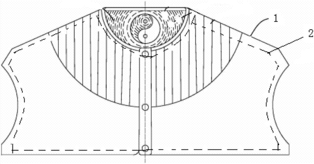 Health care shoulder protector with Chinese herbal medicine liner and manufacturing method thereof