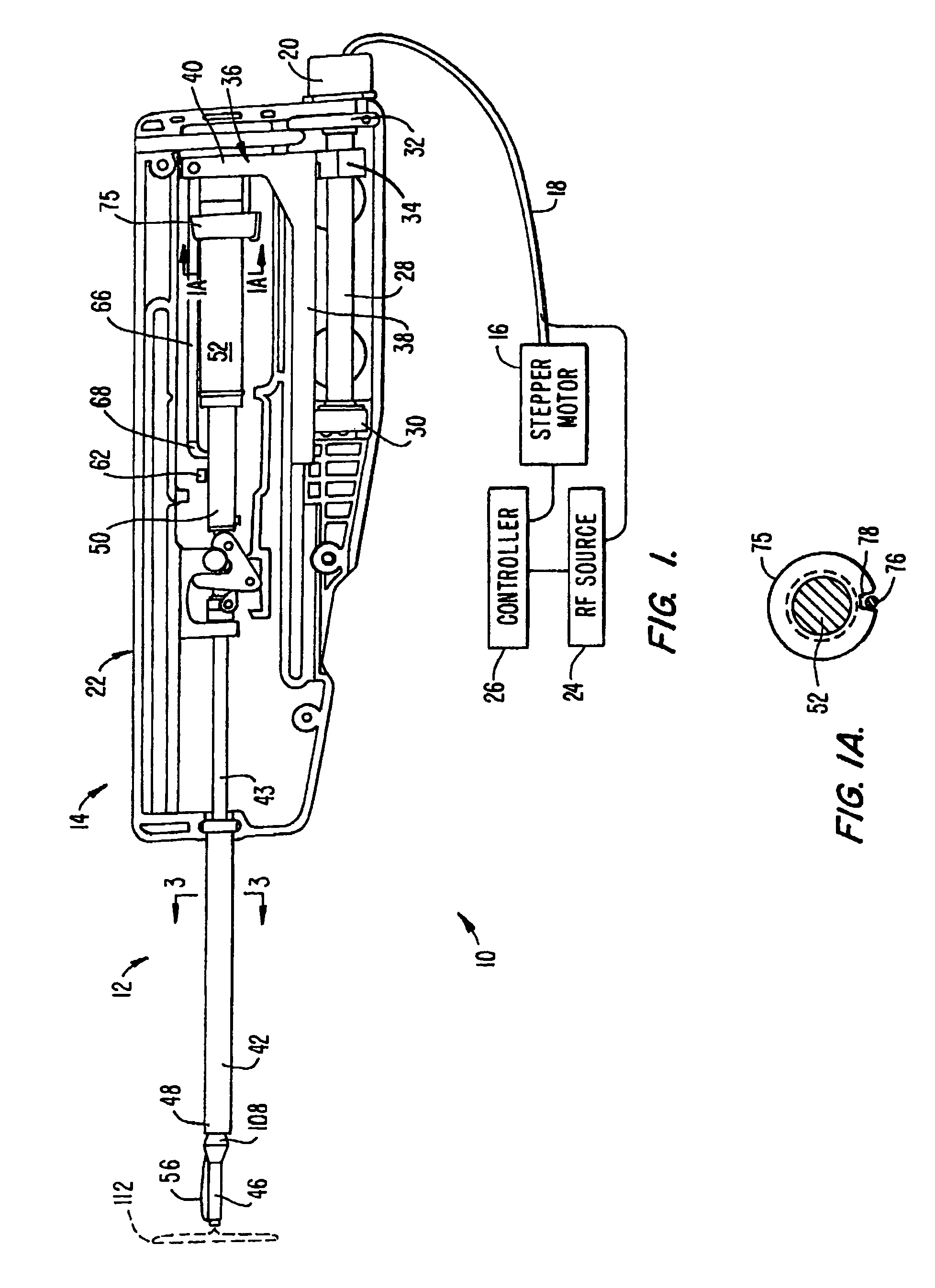 Tissue separating and localizing catheter assembly