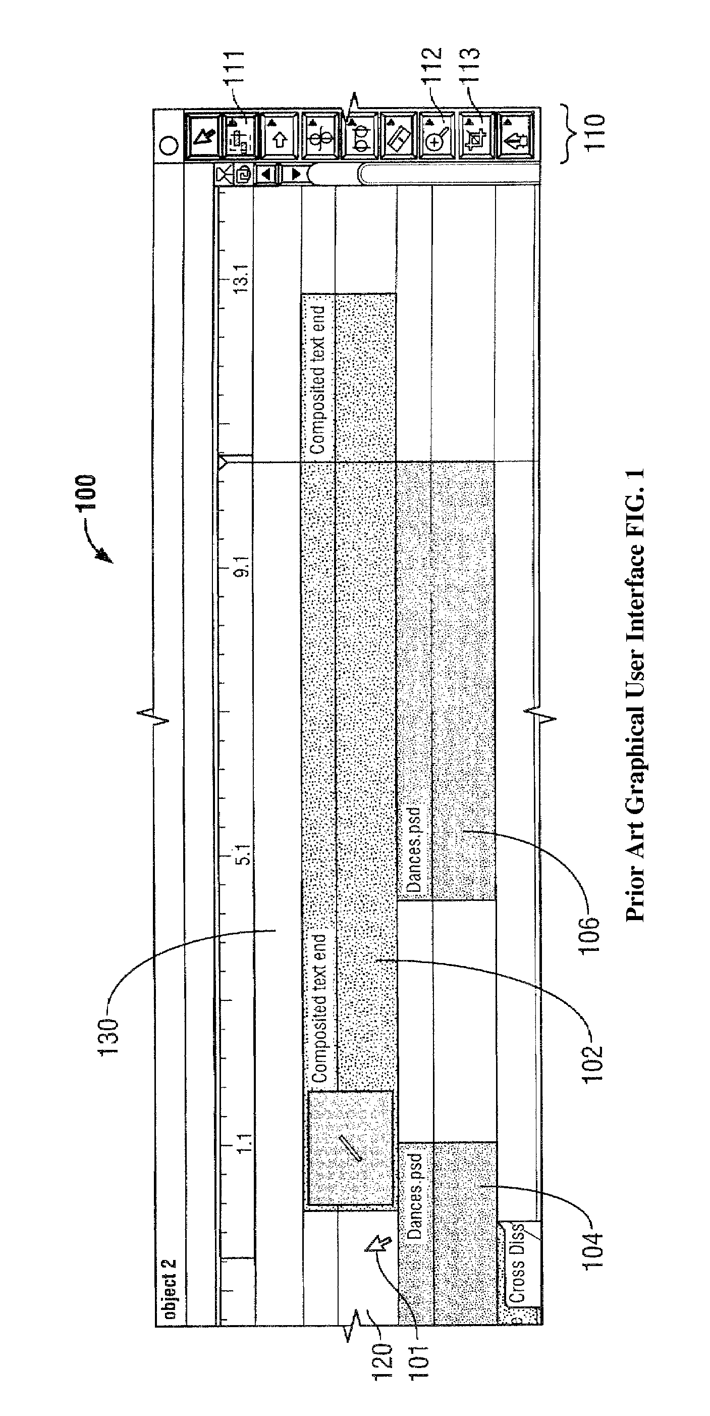Interface for providing modeless timeline based selection of an audio or video file