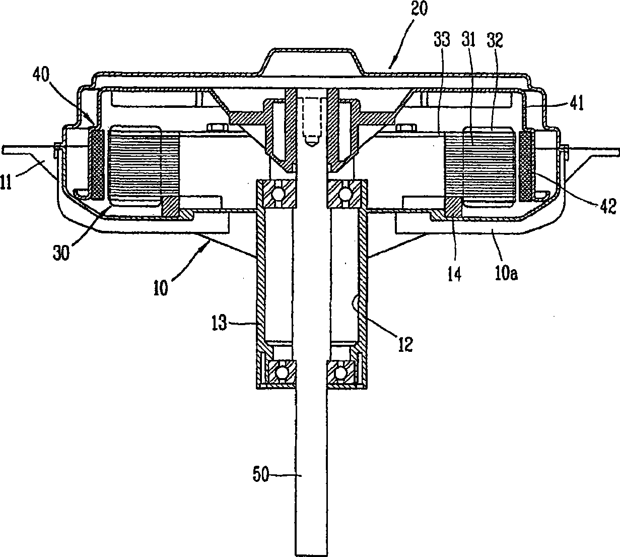 Outer rotor type motor and outdoor unit having the same