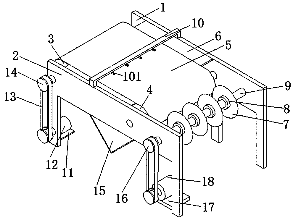 Graphite carbon rod cutting device and use method thereof