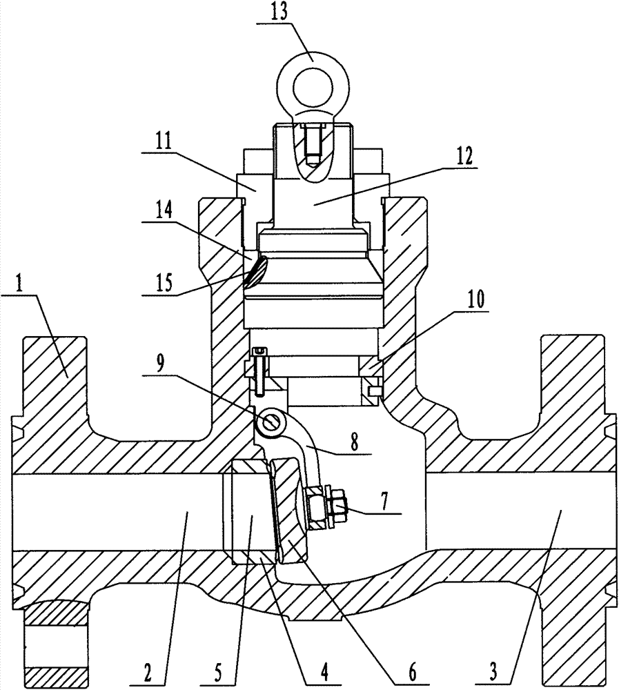 Pressure self-sealing swing check valve