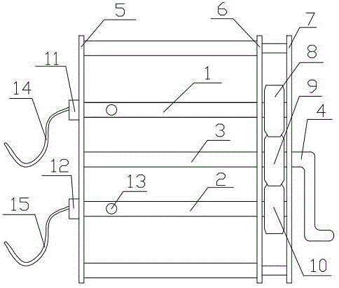 A watch shaker take-up and pay-off device