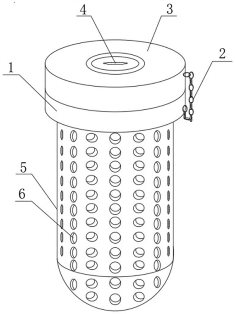 An anti-theft device for oil tank cap of engineering machinery